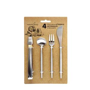 Natural Living | Charcuterie Utensils Set of 4