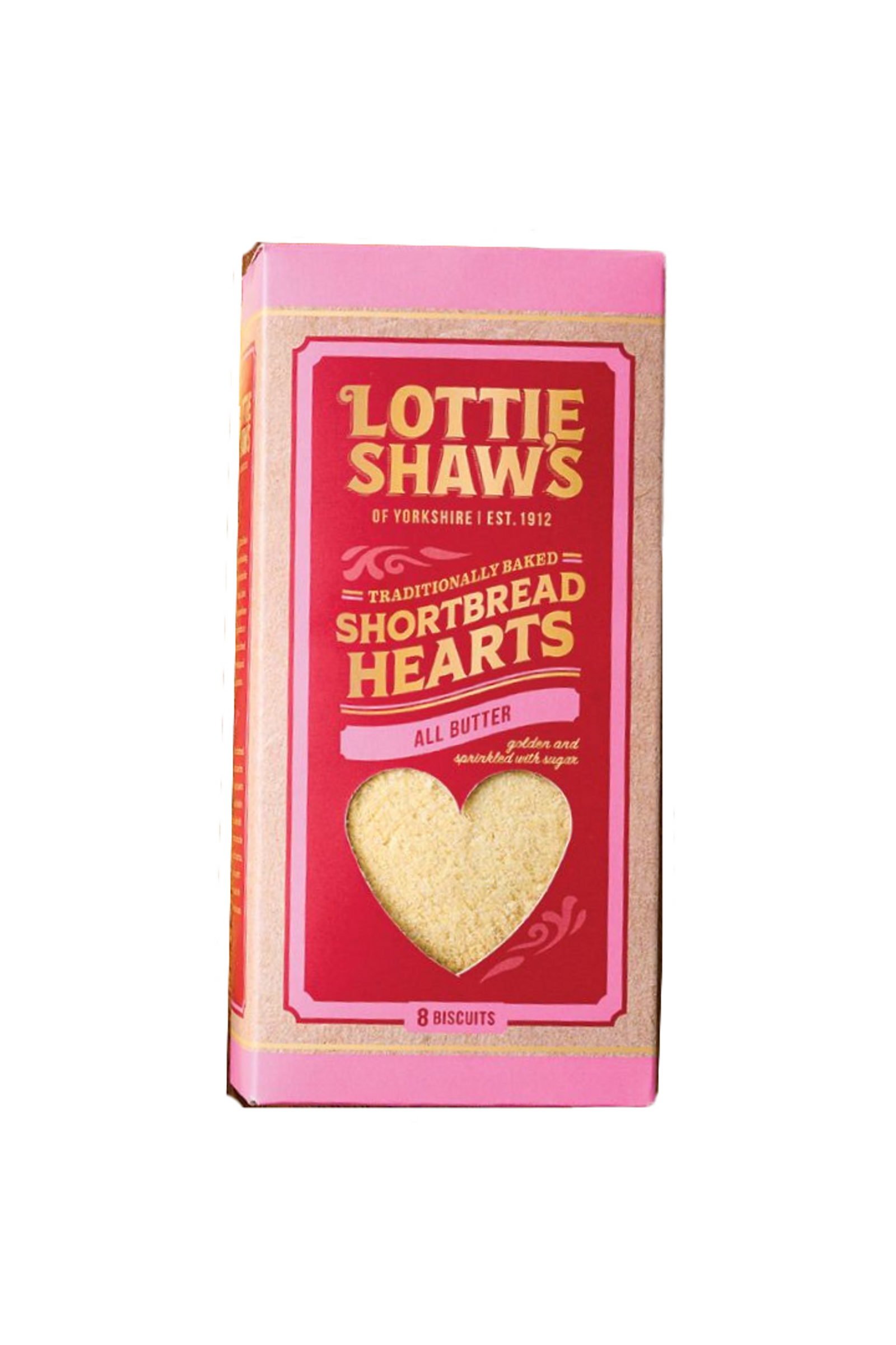Lottie Shaw's | All Butter Shortbread Hearts 200g