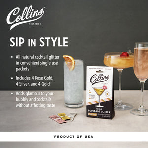Collins | Edible Beverage Glitter