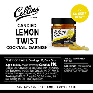 Collins Cocktail Garnishes