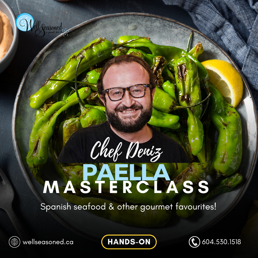 Nov 24 | Paella Masterclass w/ Chef Deniz