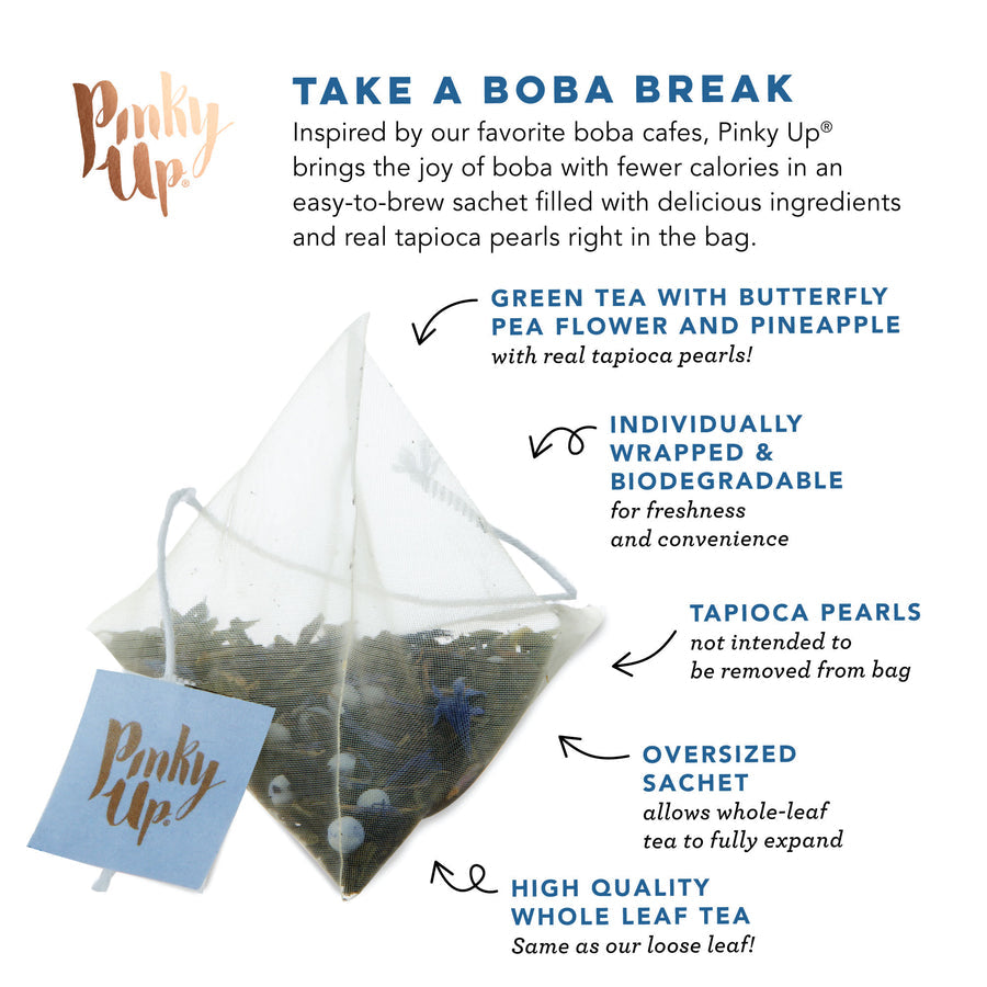 PINKY UP Boba Tea in Satchel