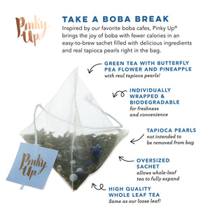 PINKY UP Boba Tea in Satchel
