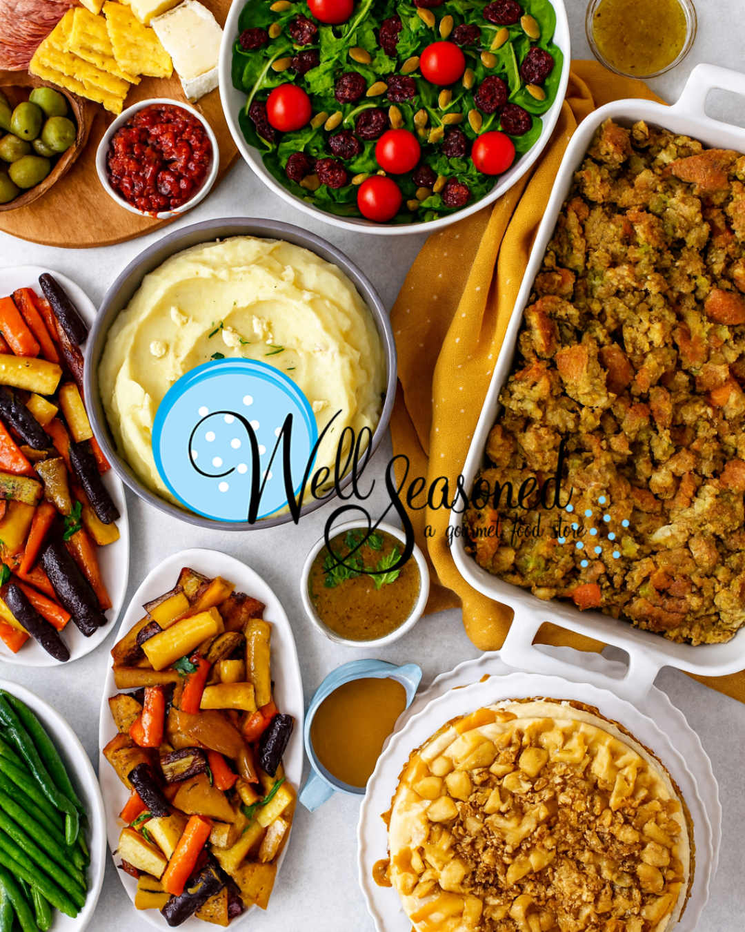 A Well Seasoned "Everything But The Bird" Gourmet to Go Thanksgiving Dinner