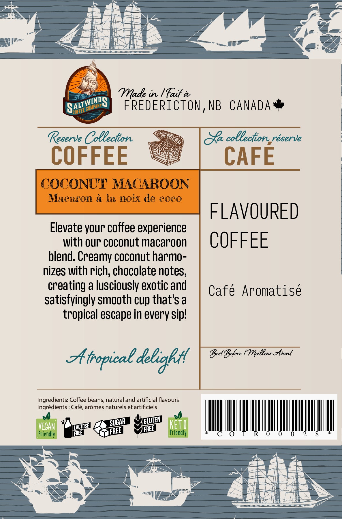 Saltwinds Coffee Company Travel Pack 100g
