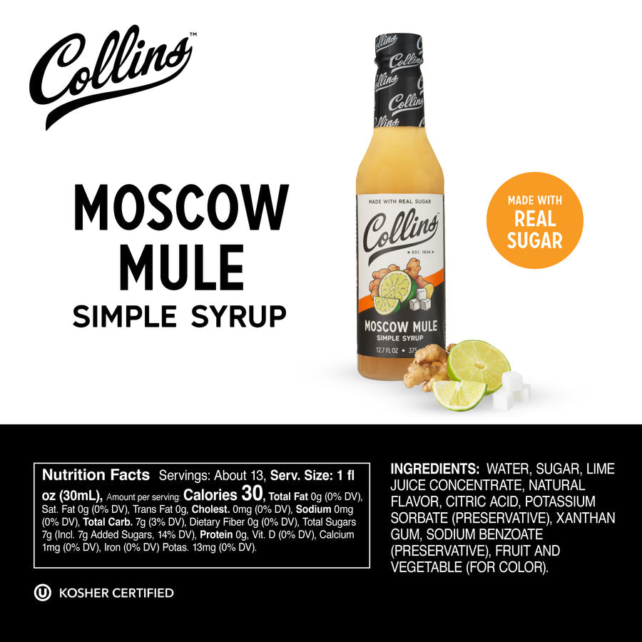 Collins Cocktail Syrups