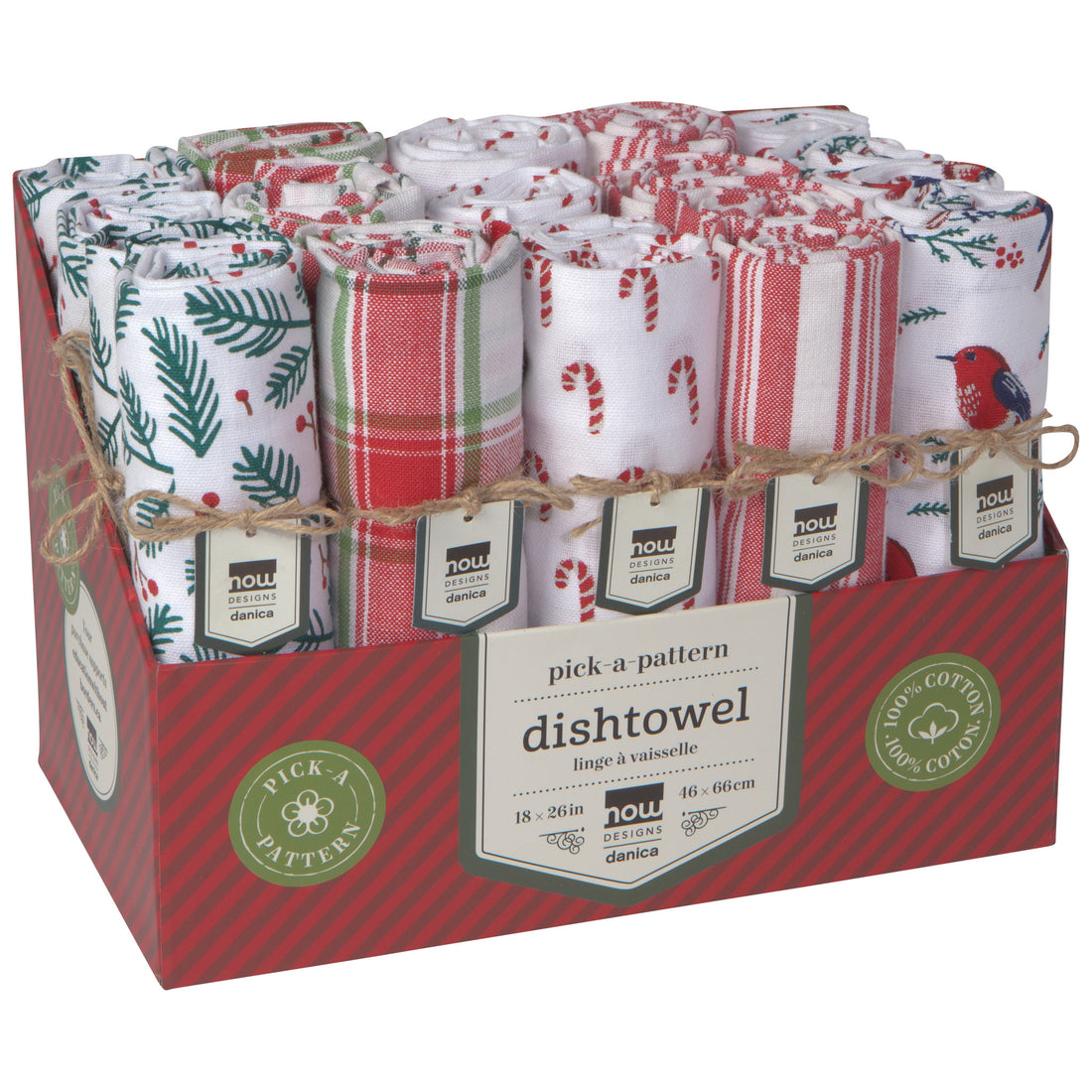 Now Designs by DANICA Merry & Bright Dishtowels - Assorted