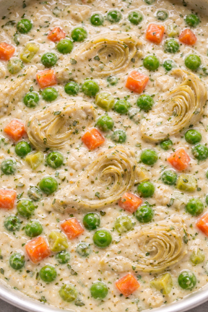 Gourmet to Go Entrée: Creamy Artichoke Pasta Sauce (V)
