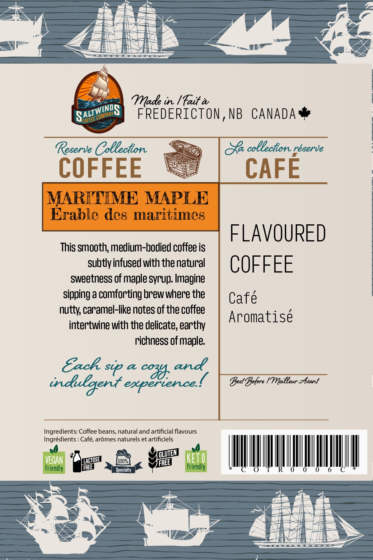 Saltwinds Coffee Company Travel Pack 100g