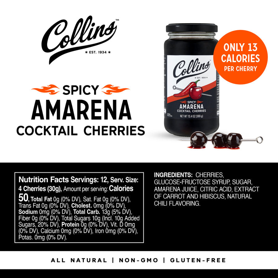 Collins Cocktail Cherries