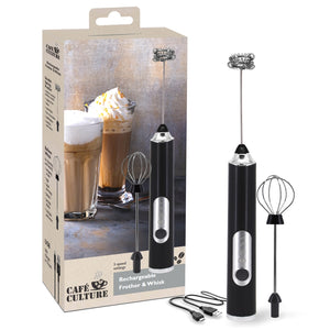 Cafe Culture | Rechargeable Frother & Whisk