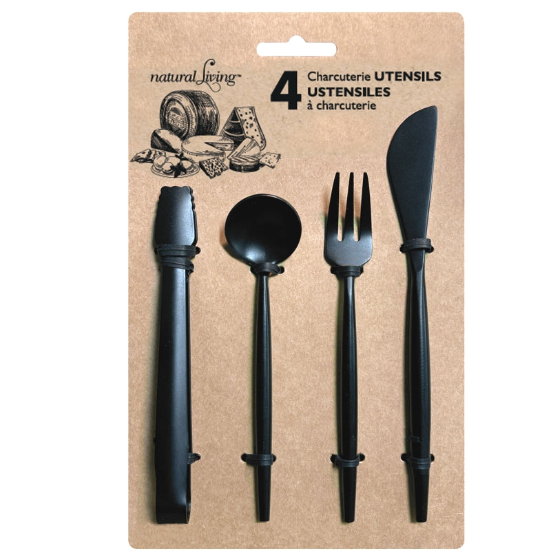 Natural Living | Charcuterie Utensils Set of 4