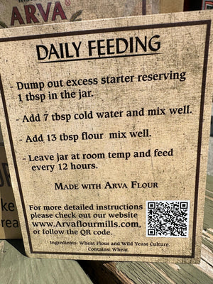 Arva Flour Mills | Sourdough Starter 15g