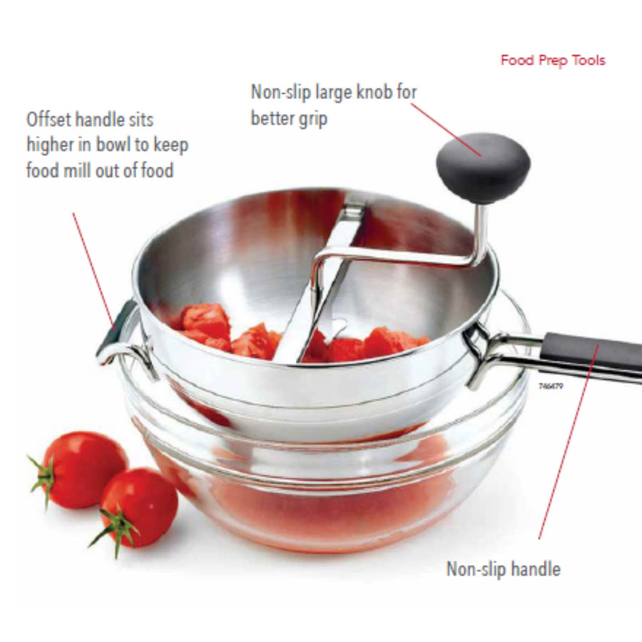 Cusipro Deluxe Food Mill with 3 disks