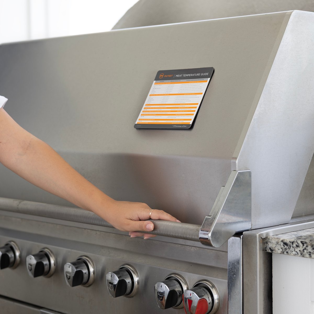 OUTSET Meat Temp Chart Magnet