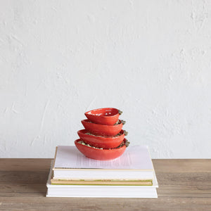 Creative Co-op | Stoneware Shaped Measuring Cups