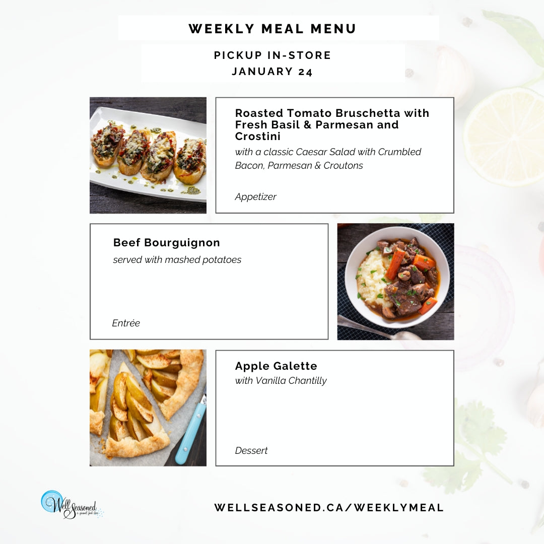 Weekly Meal Pick-Ups: Well Seasoned Gourmet-To-Go