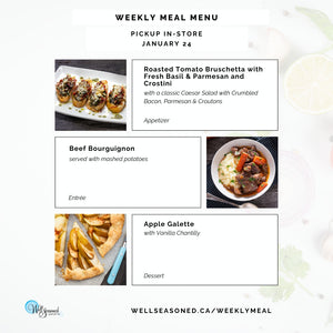 Weekly Meal Pick-Ups: Well Seasoned Gourmet-To-Go