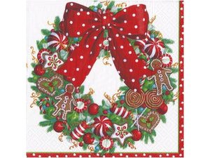 Abbott Paw Decor Collection Luncheon Napkins - Christmas (20 Pack)