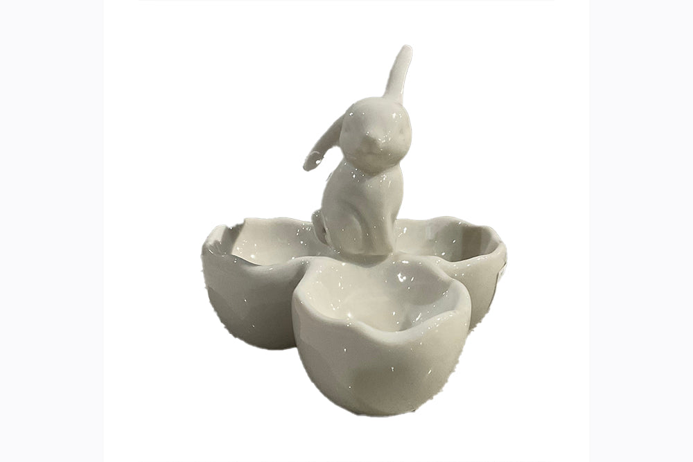 White Rabbit Egg Holder