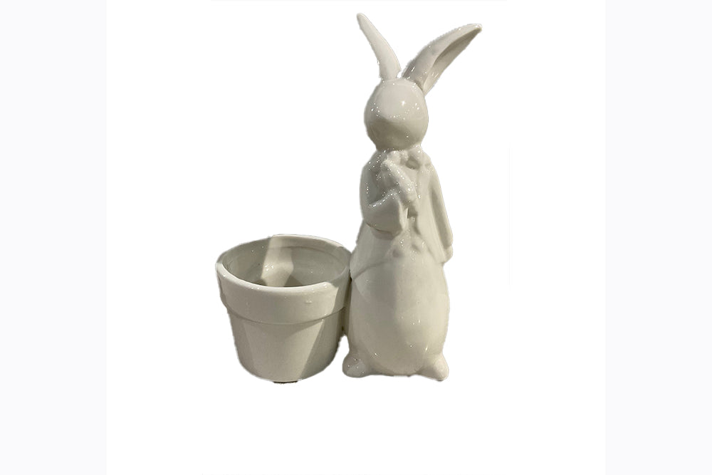 White Rabbit with Basket