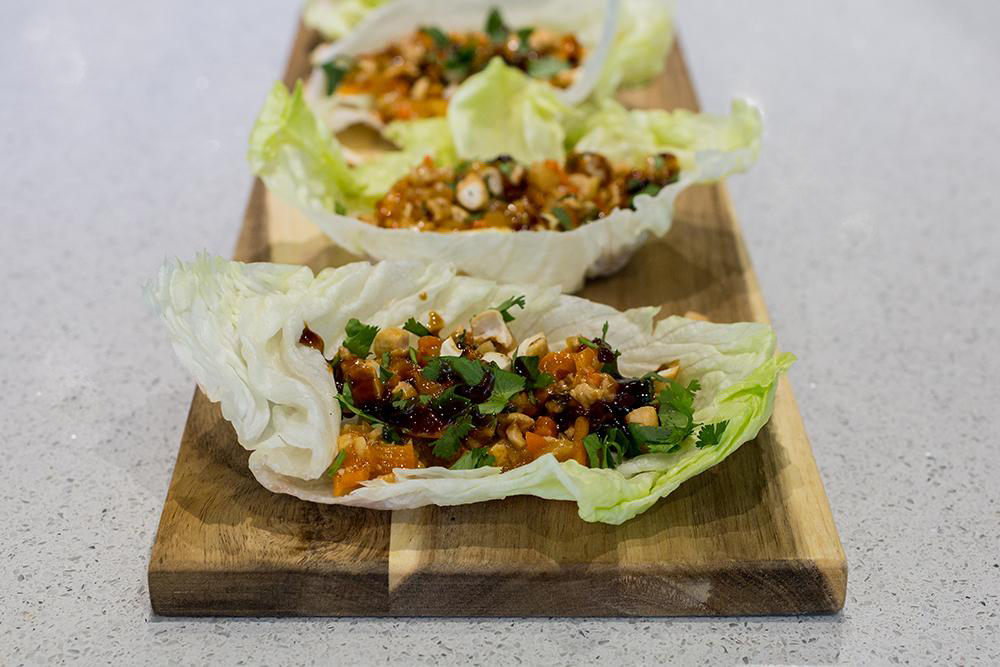Gourmet to Go Entrée: Asian Chicken Lettuce Wrap Filling (D/F)