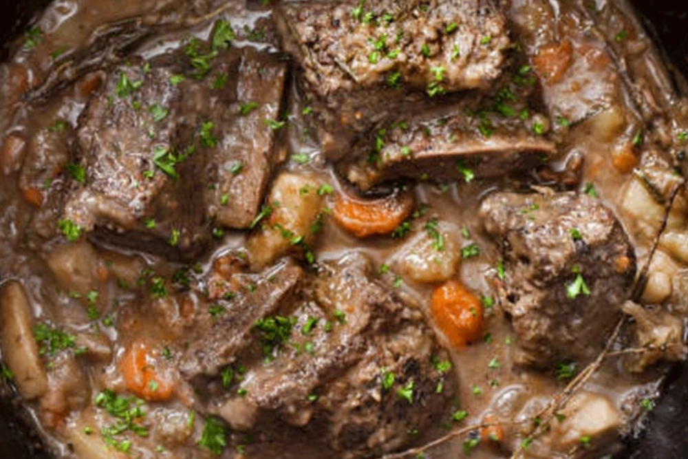 Gourmet to Go Entrée: Braised Beef for 2 (G/F, D/F)