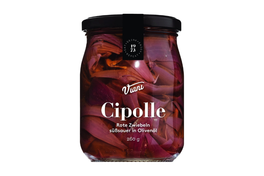 Viani Cipolle Sweet & Sour Red Onions in Olive Oil