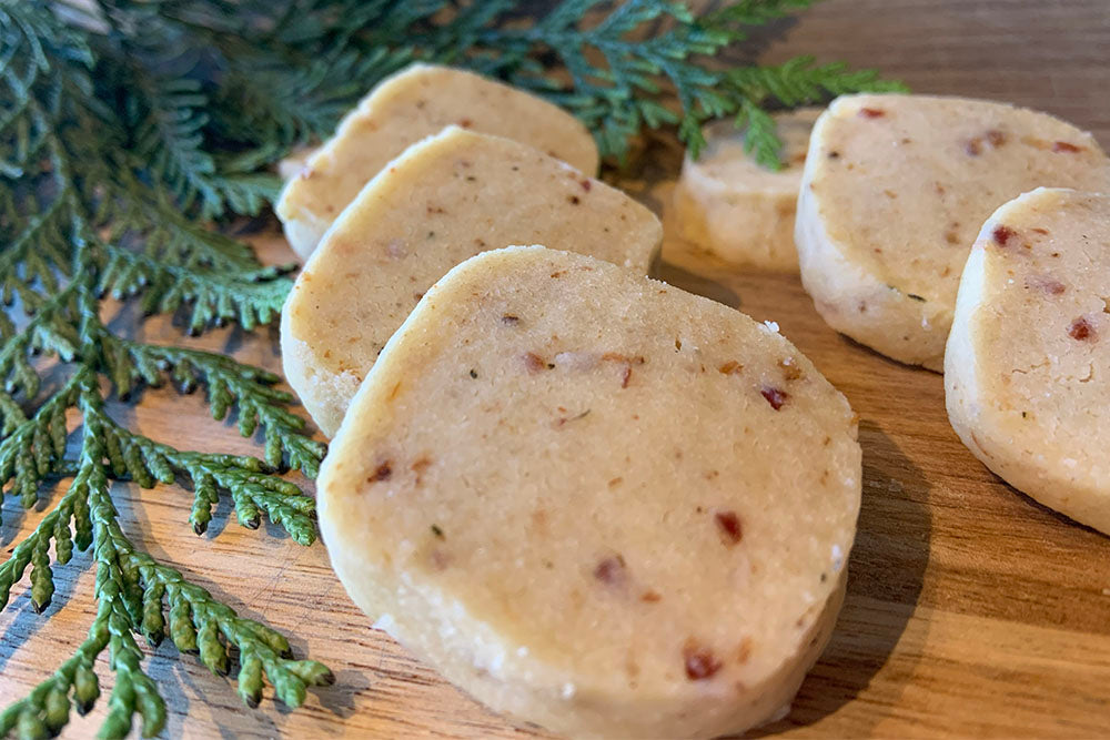 Gourmet to Go Slice & Bake Cookies: Bacon & Rosemary Shortbread