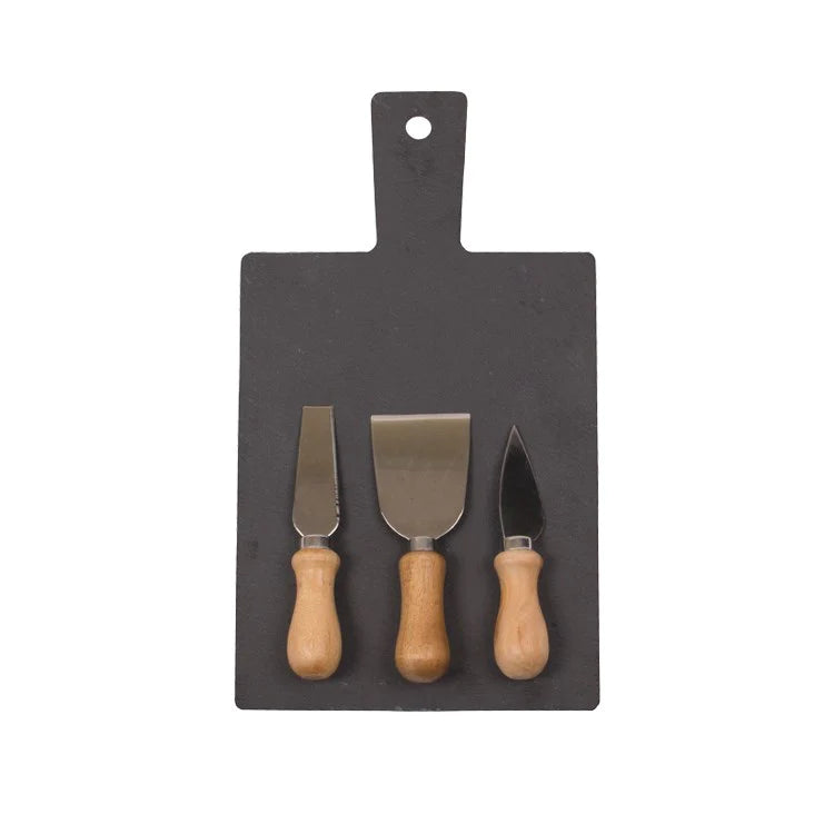 Marché Slate Board & Cheese Knife Set