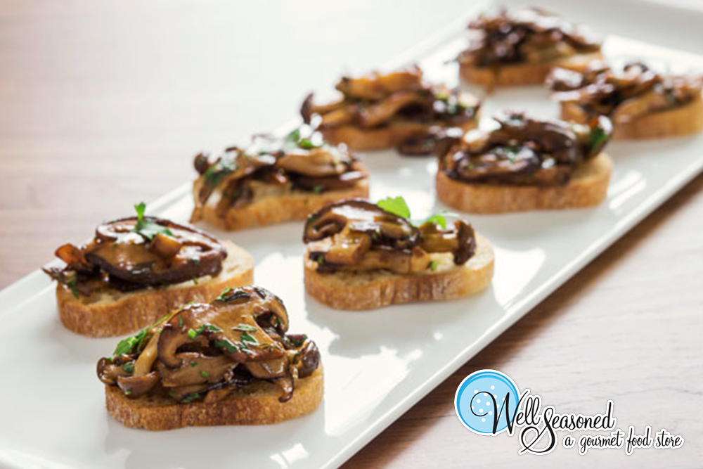 Mushroom Bruscetta (Platter) - Well Seasoned