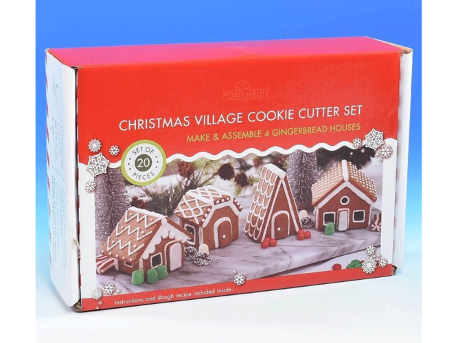 Fox Run Christmas Village Cookie Cutter Set