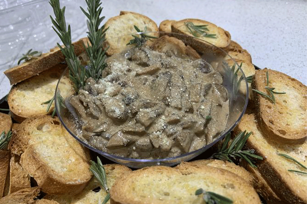 Gourmet to Go Entrée: Mushroom Bruschetta (G/F, V)