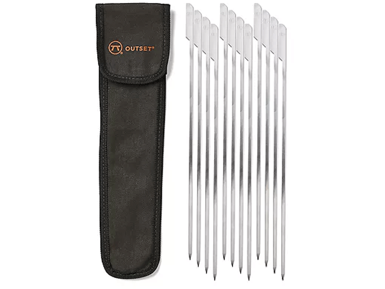 OUTSET | Stainless Steel Paddle Skewers