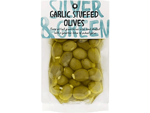 Silver & Green Stuffed Olives