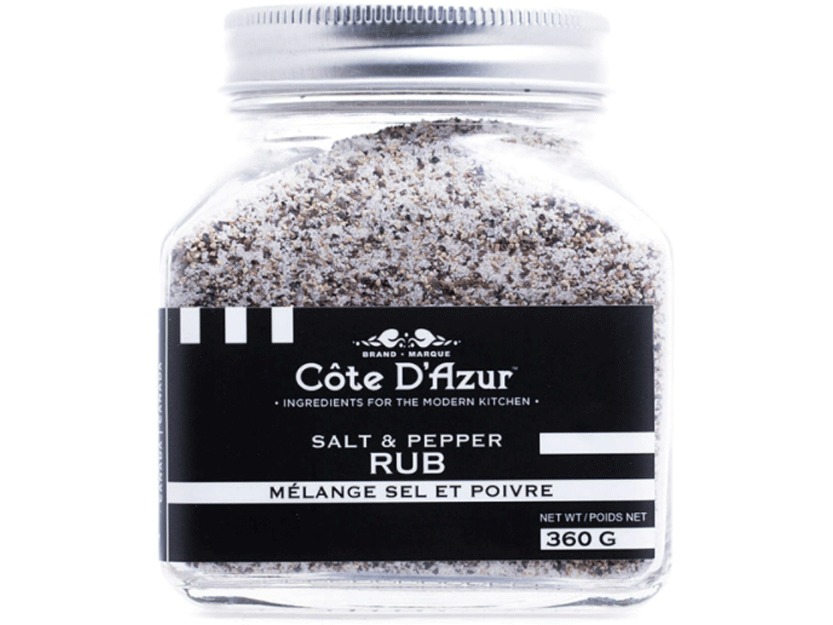 Côte d’Azur Salt & Pepper Rub