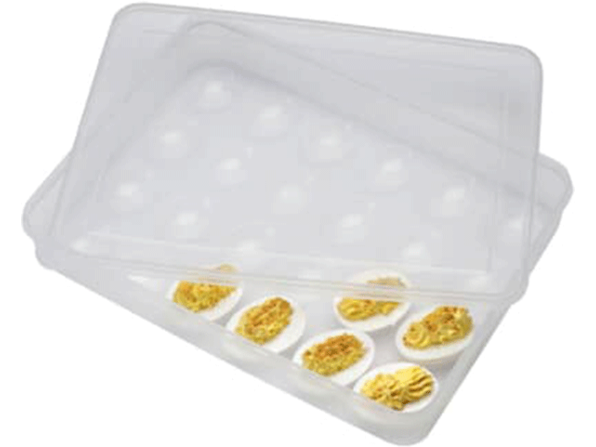 Kitchen Basics Devilled Egg Carrier - Holds 24 Eggs