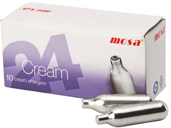 Mosa Cream and Soda Chargers