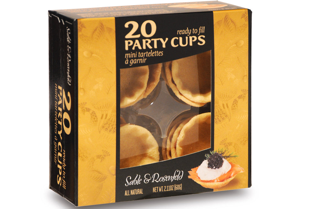 Sable & Rosenfeld Ready to Fill Party Cups