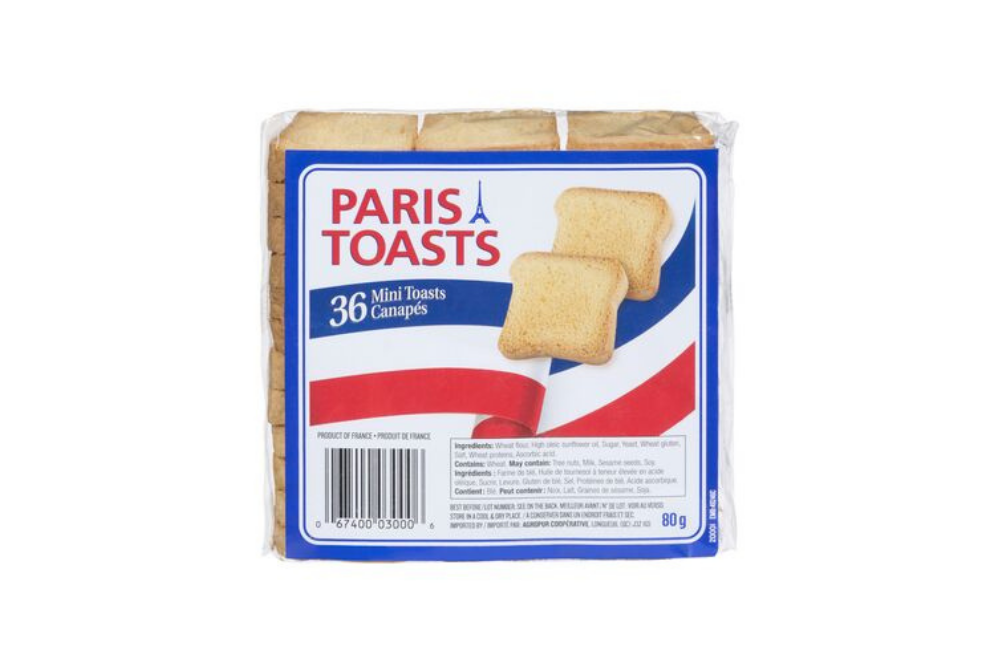 Paris Toasts for Canapés