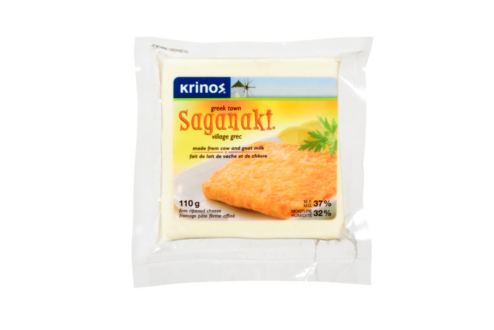 Krinos Greek town Saganaki cheese slices 110g